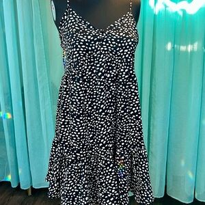 Black and White Polka Dot Dress